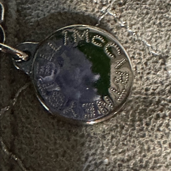 Stella McCartney large grey quilted Falabella bag. Chain detail. Authenticated - Picture 8 of 13